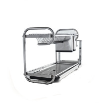 Kitchen New Wall hung  metal storage dish drying rack